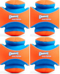 Chuckit! Kick Fetch Ball Dog Toy - Floats in Water - Perfect for Interactive Play - Made with Durable Rubber and Foam - for Large Dogs - Size Large - 8-inch Diameter - 1 Count (Pack of 4) - size: Large (Pack of 4), style: Classic