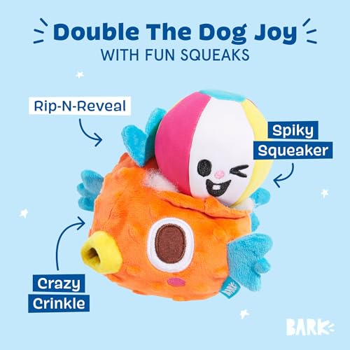 BarkBox Air Head Rip & Reveal Interactive Plush Dog Toy - color: Air Head - Large