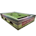 Pets First NCAA Florida State Seminoles Cat Scratcher Box, Game Day Cat Toy, NCAA Football Field Designed Cat Scratcher and Lounge, Stimulating Cat Game - color: Florida State Seminoles