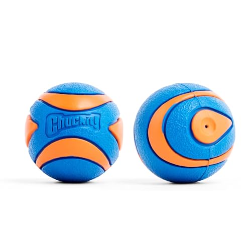 Chuckit! Ultra Squeaker Ball Dog Toy, Small, 2in, 2 Pack - size: Small (2 Pack), style: Squeaker