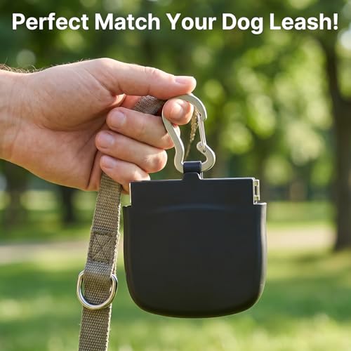 Dog Treat Pouches for Dog Training Silicone Dogs Treat Bag One-Hand Access