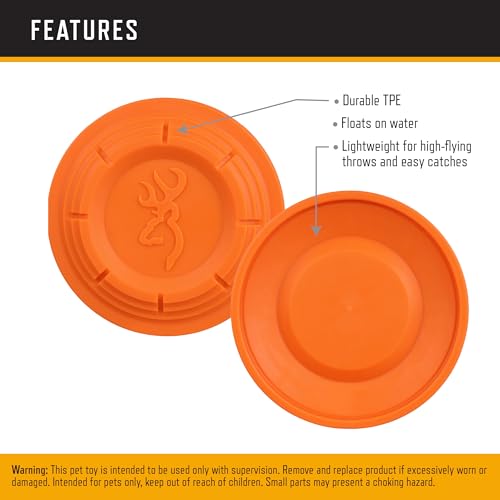Browning Clay Pigeon Flying Disc Orange - color: Clay Pigeon (Orange)