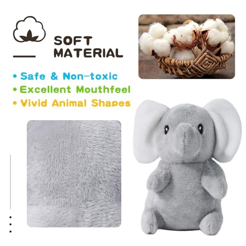 Squeaky Dog Toy for Puppy Small Medium Dogs, Stuffed Samll Dog Toys 12 Pack - color: 12 Pack Mixed Animals