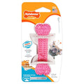 Nylabone Puppy Chew Pink Textured Teething Dog Bone, X-Small - color: Pink, size: X-Small