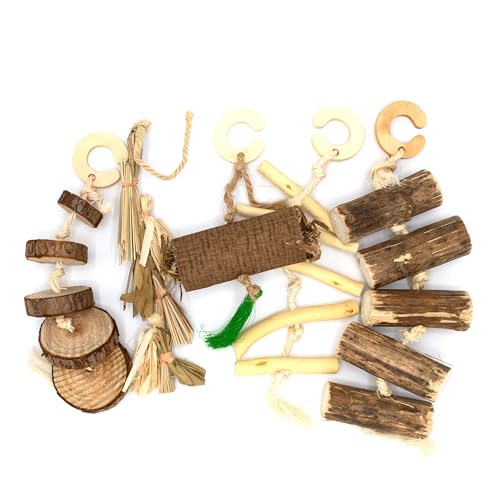 Oxbow Natural Dangly Party Pack, Rabbit & Guinea Pig Toys, Enrichment - style: Dangly Pack
