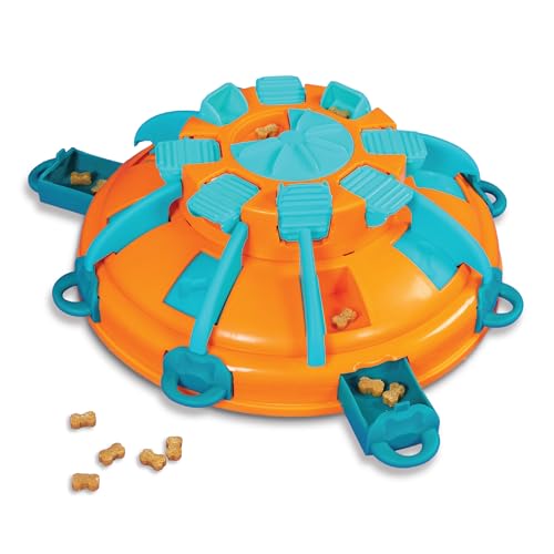 Outward Hound Nina Ottosson Tower of Treats Dog Toy Treat Puzzle, 12.5"