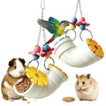 2 PCS Hanging Foraging Chew Toy Interactive Treat Dispenser
