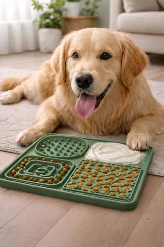 Hearth & Paw Silicone Lick Mat for Dogs, Sage Green - color: Sage Green