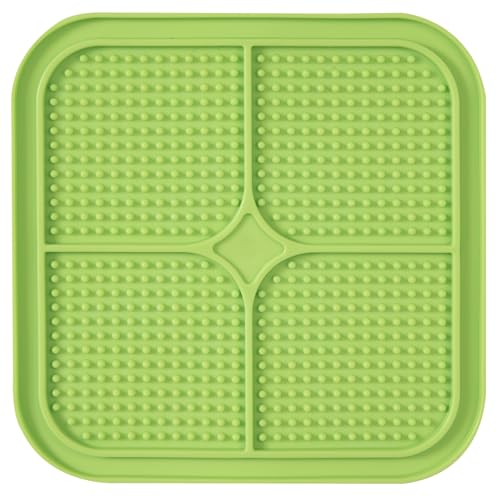 Pet Zone Boredom Busterz Relax Slow Feeder Licking Mat, Dogs, Cats, Green