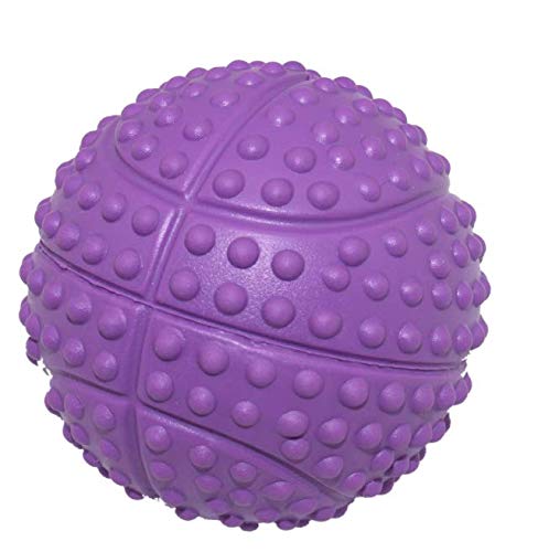 Dog Squeaky Toys and Non-Toxic Rubber Play Balls for Interactive Training and Chewing (5.5cm/2.16in Pack of 4) - style: 5.5cm/2.16in pack of 4