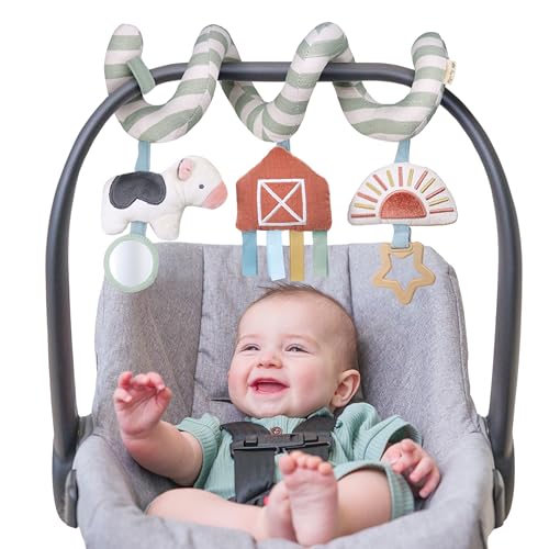 Itzy Ritzy Spiral Car Seat & Stroller Activity Toy, 0 Months & Up (Farm) - color: Farm