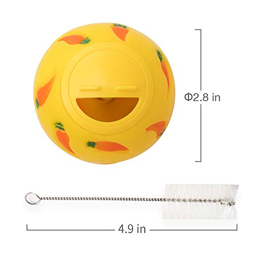 Niteangel Small Animal Treat Ball: Adjustable Treat Dispenser - color: Blue