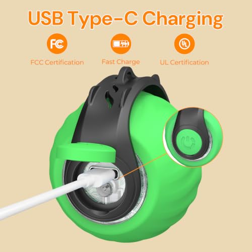 Interactive Cat Toys with Bird Sounds & 6 Speed Modes for Indoor Cats Play - color: A2 Green