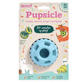 WOOF Pupsicle Interactive Dog Ball Toy for Dogs Small 10-25 lbs - Blue - color: Blue, size: Small