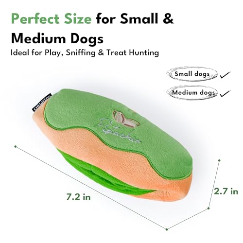 CHEWFFON Snuffle Dog Toy, Multi-Layer Interactive Treat Puzzle for Dogs - style: Pistachio Éclair