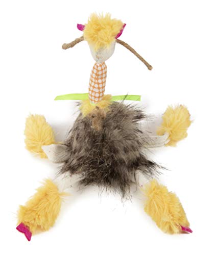 Petlinks HappyNip Loopy Llama Plush Cat Toy, Contains Silvervine & Catnip - Yellow, One Size - color: Loopy Llama, size: Set of 1