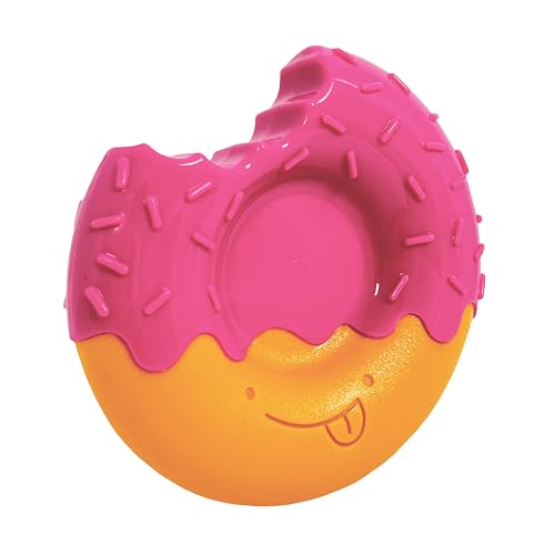Nylabone Power Chew Donut Dog Chew Toy, Bacon Glazed Flavor, Medium - color: Donut, size: Medium