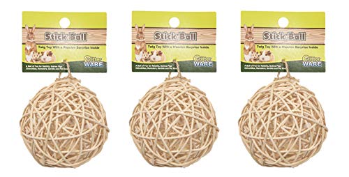 Ware Manufacturing Nutty Stick Ball Treat [Set of 3]