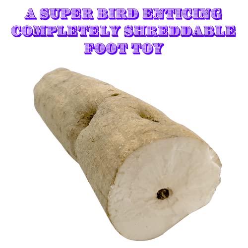 5505 Natural Sola Skin Logs, 8 Pk - Wood Bird Shredding Foot Toys with Bark - color: Sola Logs with Bark, size: Pack 8