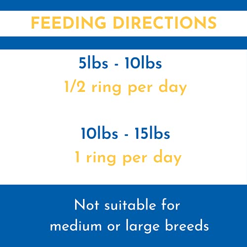 N-Bone Teeny Puppy Teething Rings, Chicken Flavor, Natural Puppy Teething Chews & Treats, 7 Rings (4.6 oz), For Small & Toy Breed Puppies - size: 4.6 Ounce (Pack of 1)