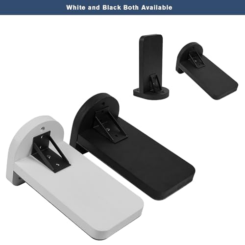 ESPETS Set of 3 Black Cat Wall Climbing Steps, Wall Mount Floating Shelves - color: Black