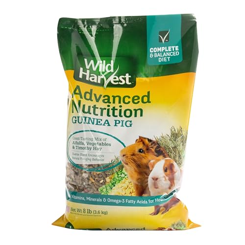 Wild Harvest Advanced Nutrition Guinea Pig Food, 8 lbs - size: 8 Pound (Pack of 1)