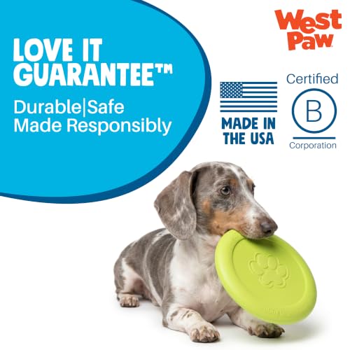 WEST PAW Zisc High-Flying Disc Dog Toy - Granny Smith Green - color: Granny Smith, size: Large
