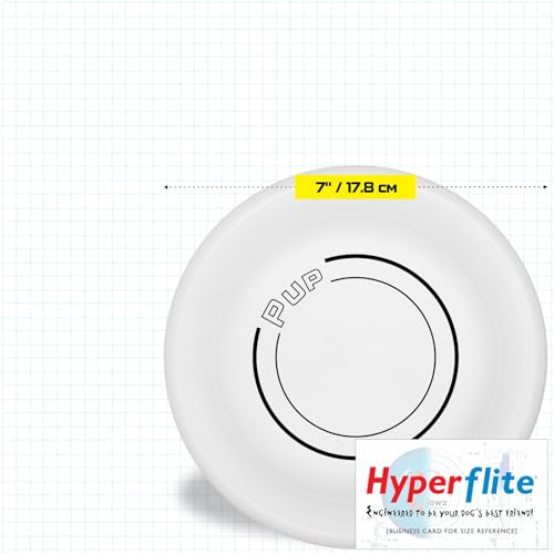 Hyperflite Pup Jawz Puncture Resistant Dog Flying Disc, Small Dogs - color: Yellow