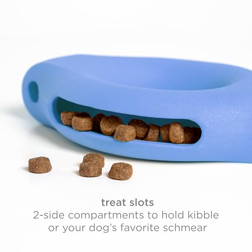 Ubbi Kibbler Interactive Treat Dispensing Dog Toy, Blue - size: One Size, style: Treat Toy, Blue