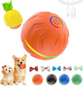 2026 T01 Interactive Dog Ball, Automatic Moving and Bouncing Dog Toy - color: Orange