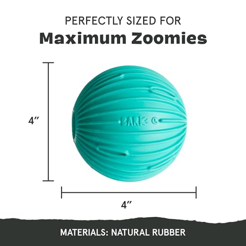 BarkBox Sea Foam Reef Ball Treat Dispensing Toy for Large Dogs, Perfect for Fun-Filled Stimulation and Interactive Playtime - style: Sea Foam Reef Ball