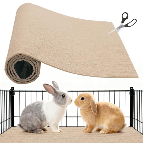 15.7 x 39.3 Inch Self-Adhesive Rabbit Scratch Mat, Cut-to-Fit