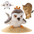 Interactive Flappy Bird Cat Toy – Sandpiper with Flapping & Chirping Sounds, Indoor Play & Exercise Toy for Cats (Does Not Fly) - color: Sandpiper