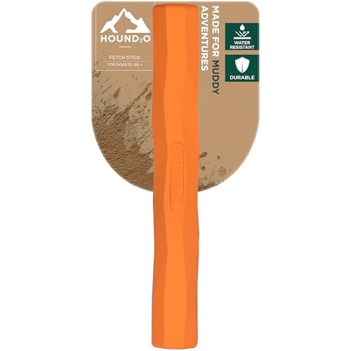 Playology Hound2O Fetch Stick Dog Toy - Outdoor Dog Toy - Orange - color: Orange