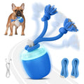 Interactive Dog Toys, Automatic Moving and Rolling Dogs Toy with Rope for Medium/Large Dogs, Interactive Dog Ball to Keep Them Busy(Blue) - color: Blue, size: Medium Large