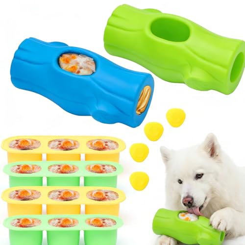 2 Pack Dog Toys for Aggressive Chewers Green & Blue - color: Green & Blue