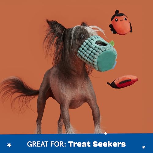 BarkBox Bao & BAB 3-in-1 Interactive Plush Dog Toy - color: Bao & Bab-X-small