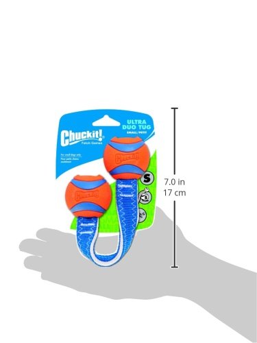 Chuckit! Ultra Duo Tug Toy, Small Indoor and Outdoor for Dogs 0-20 Pounds - size: Small, style: Ultra Duo Tug