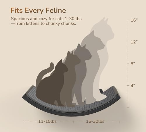 Cat Wall Shelves for Large Cats Set, Grey Curved Wall Sisal Bed and 2 Floating Wall Sisal Steps, Wall Mounted Climbing Shelves for Sleeping, Playing, and Lounging - color: Gray Sisal 3 in 1