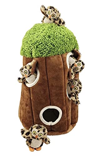 Glow Pups Dog Puzzle Toy Tree, Large, Green Forest Animal - size: Large