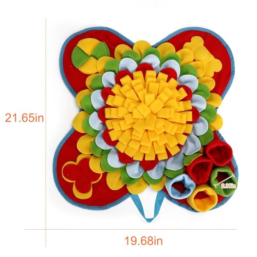 Snuffle Mat for Small Medium Dogs Nose Smell Training, Muilticolor - color: Muilticolor