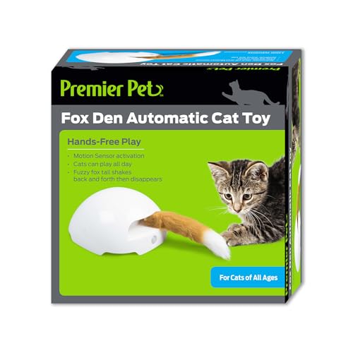 Premier Pet Fox Den Automatic Interactive Cat Toy