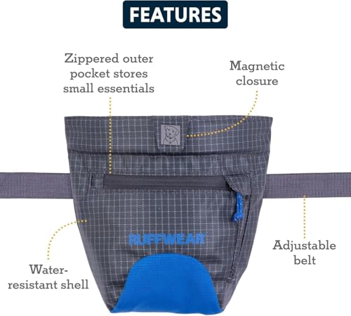 Ruffwear, Treat Trader Dog Treat Pouch, Granite Gray - color: Granite Gray