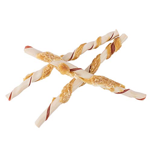 DreamBone Chicken Wrapped Twist Stick Rawhide-Free Dog Treats, 50 Count - size: 12.3 Ounce (Pack of 1)