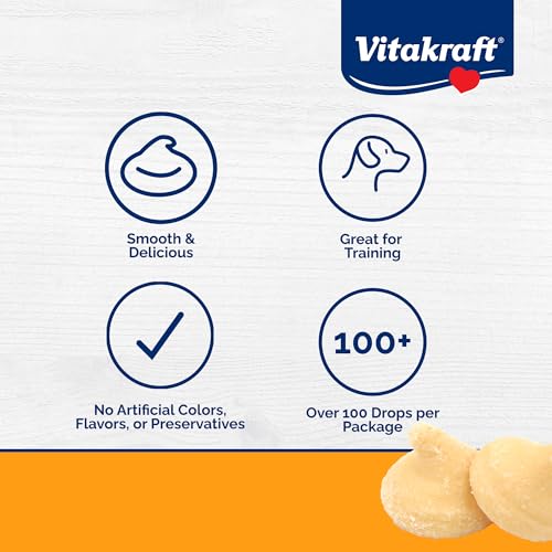 Vitakraft Drops Dog Treat with Yogurt, 8.8 oz