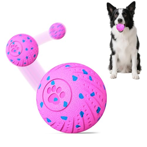 2-in-1 Interactive Dog Ball Toy for Aggressive Chewers, Automatic Moving & Bouncing E-TPU Dog Ball, 3 Modes Smart Pet Toy with Motion Sensor