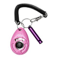 Dog Training Clicker, dog training & behavior aids, dog training kit (Pink) - color: Pink