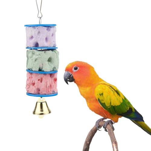 Wontee Bird Calcium Chew Grinding Treats Toy for Parakeet, 1 Pack - size: C (1 Pack)