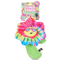 Bow Wow Squeaky Plush Dog Toys – Crinkle Sound – Fun Food & Novelty Shapes – Toss, Tug & Fetch – Canvas & Plush – for Small to Medium Dogs – Multiple Styles (1 Count) - color: Flower