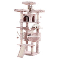 Hey-brother Cat Tree Tower with Stable Multi-Level Padded Perches, MPJ034MU - color: Muchroom